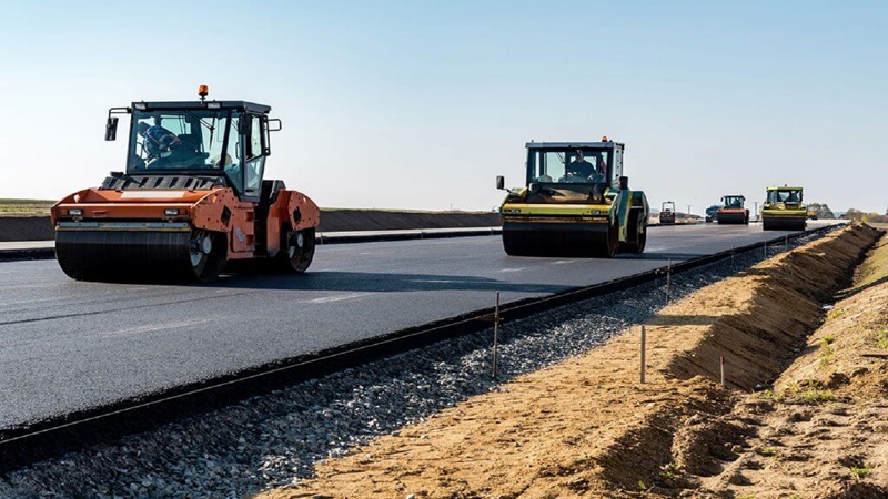 Asphalt Paving Road Work Image