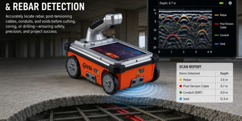GPR Survey and Concrete Scanning